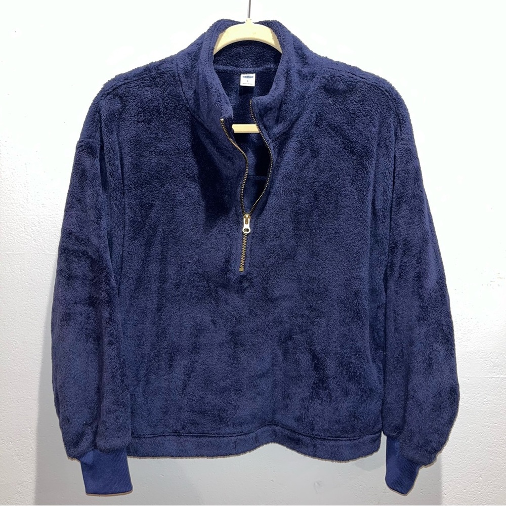 Navy Blue Half Zip Fleece Old Navy Women’s S